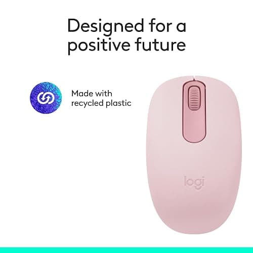 Logitech M196 Bluetooth Wireless Mouse, Compact and Portable Mouse for Laptops, Tablets and More, 12-Month Battery, Smooth Tracking, Compatible with PC and Mac, Windows and macOS - Rose thumbnail 10