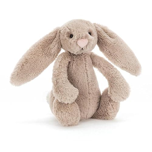 Jellycat Bashful Beige Bunny Stuffed Animal, Small, 7 inches - Image 1