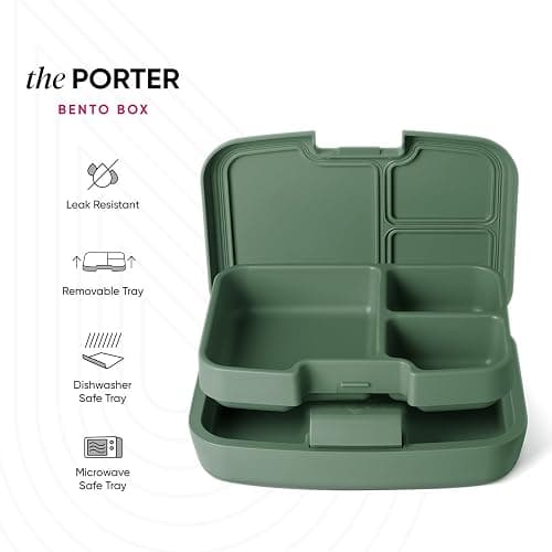 Simple Modern Disney Porter Bento Lunch Box | BPA Free, Leak-Resistant, Dishwasher Safe | Lunch Container for Girls, Boys, Toddlers, Kids | 3 Compartments, Buzz and Woody Adventures thumbnail 2