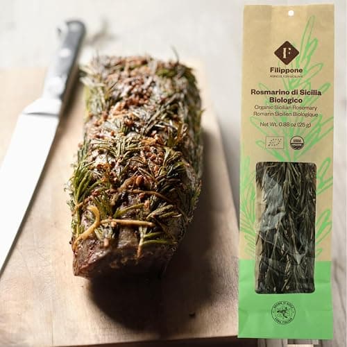FILIPPONE - Organic Dried Rosemary leaves 25 g (0.88 oz), Herb Spices, Rosmarino Mazzetto thumbnail 4