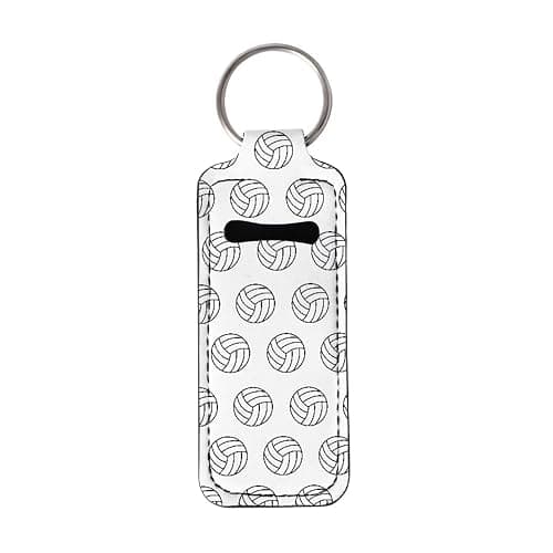 Baxinh Chapsticks Holder for Women Girl, Portable Lip Balm Gloss Holder Lippy Clip Chapstick Keychain - Image 1