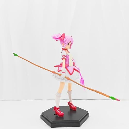 FBAWCJ Kaname Madoka Figure,7in Cute Girl Anime Action Figurine Model Collectibles Gift (Style A) thumbnail 5