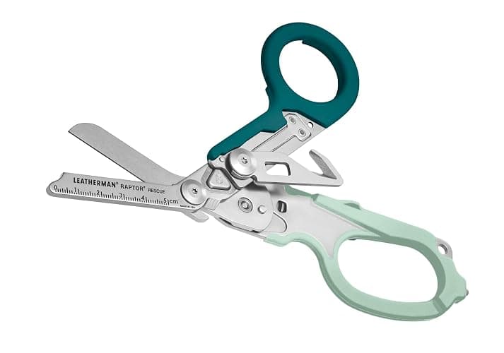LEATHERMAN, Raptor Rescue, 6-in-1 Heavy-Duty Emergency/Trauma Shears with Carbide Glass Breaker & Strap Cutter, Made in the USA, ICY MINT/UTILITY/BOX-DOM thumbnail 5