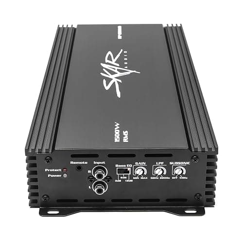 Skar Audio RP-1500.1D Monoblock Class D MOSFET Amplifier with Remote Subwoofer Level Control, 1500W thumbnail 2