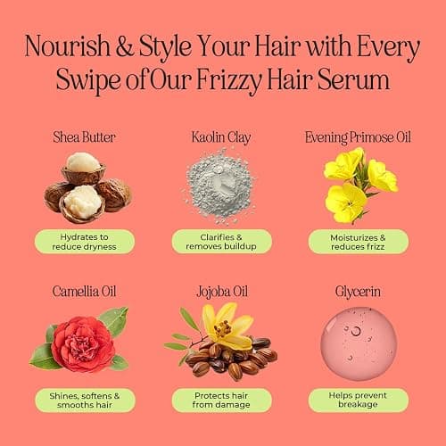 INH Hair Mascara for Flyaways | Quick Slick Hair Finishing Stick for Flyaways, Frizz Control, & Slick Back Look | Non Greasy & Non Comedogenic Smoothing Serum & Frizz Tamer Wand | Peach Tart, 18ml thumbnail 4