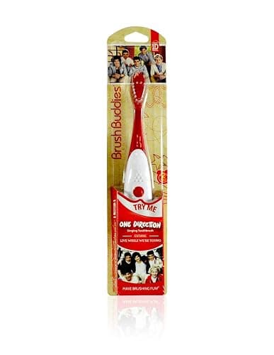 BB One Direction Singing Toothbrush (Live While We're Young) - Red, Soft, Manual, Musical, 1 Count thumbnail 4