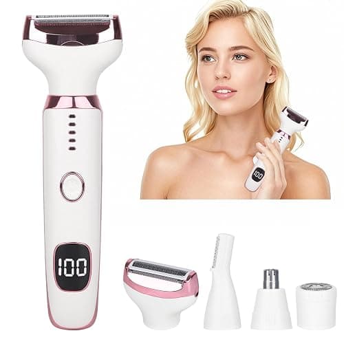 Electric Razor - Rechargeable LED Display Hair Removal Kit - Image 1