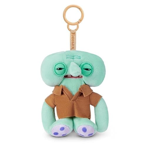 Fuggler SpongeBob 5-Inch Plush Keyring by ZURU, Funny Ugly Monster Bag Clip-on Stuffed Animal, Multiple Characters Available - Image 1