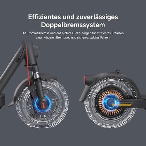 Xiaomi E-Scooter 4 Lite, 4 Pro Plus, 4 Ultra, 5 Elite, 5, 5 Pro oder 5 Max mit Deutscher Straßenzulassung (max 20km/h, bis zu 70km Reichweite und 25% Steigung, Luftreifen, Dual-Bremsen, Display, App) thumbnail 8