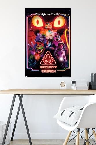 Trends International Five Nights at Freddy's: Security Breach - Key Art Wall Poster, 22.37" x 34.00", Poster & Mount Bundle thumbnail 6