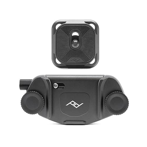 Peak Design Capture Camera Clip V3, Black with Plate, Holds DSLR, Compact and Point and Shoot Bodies, Secure, Stable and Accessible, Attaches to Straps and Belts, Quick Release, 200 lb Capacity thumbnail 4
