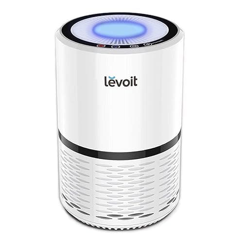 LEVOIT Air Purifier for Home, AHAM VERIFIED, High-Efficiency Filter for Smoke, Dust, Pollen, and Odors in Bedroom, Office, or Nursery, Optional Night Light, Quiet Operation, LV-H132, White - Image 1