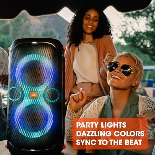 JBL PartyBox 110 - Portable Party Speaker with Built-in Lights, Powerful Sound and deep bass, Black thumbnail 8