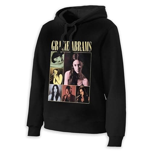 UNESDTP Women's Hoodies Gracie Musics Abrams Long Sleeve Hooded Pullover Lightweight Comfy Fleece Sweatshirts No Pockets - Image 1