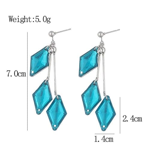 MT Life Twisted Wonderland Dangle Earrings For women Octavinelle Jade Leech Hoop Stud Clip On Earrings Charms Fashion thumbnail 2