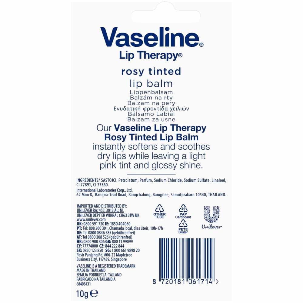 Vaseline Tinted Rosy Lip Balm 10 g thumbnail 4