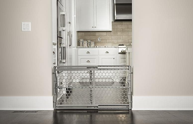 Regalo Easy Fit Plastic Adjustable Extra Wide Baby Gate, Award Winning Brand, 23 Inches Tall, Fits Openings Between 28 to 42 Inches, Pressure Mounted thumbnail 3