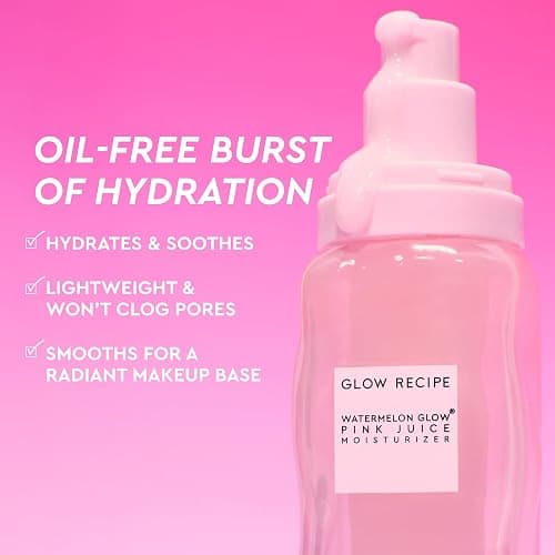 Glow Recipe Pink Juice Water Gel Face Moisturizer for Women, Men & Teens - Hydrating Hyaluronic Acid, Radiance Boosting, Non-Comedogenic, Oil-Free, Long-Lasting Korean Skin Care for Oily Skin (50ml) thumbnail 2