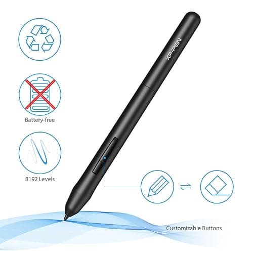 Drawing Tablet XPPen G430S OSU, Graphic Drawing Tablet with 8192 Levels Pressure Battery-Free Stylus, 4 x 3 inch Ultrathin, for OSU Game, Online Teaching Compatible with Window/Mac Black thumbnail 6