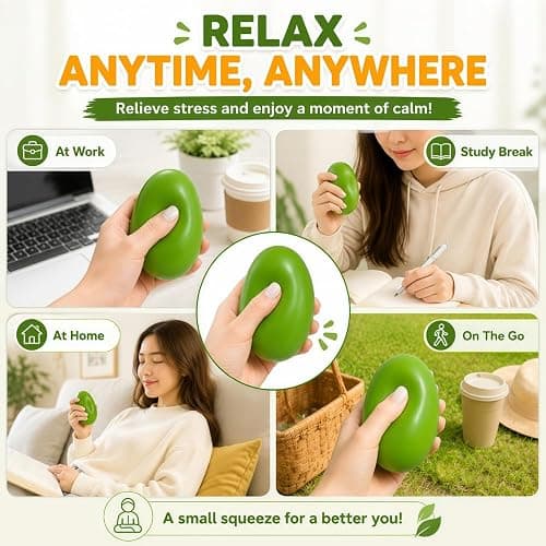 Crunchy Mango Squishy, Heat Activated Color Changing Mango Fidget Toy, Realistic Fruit Sensory ASMR Bead Filled, Chameleon Mango Stress Ball for Adults ，1 Pc thumbnail 6