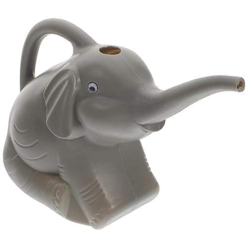 VILLCASE Classic Plastic Watering Can with Creative Animal Patterns for Indoor and Outdoor Gardening Easy Grip Handle Suitable for Amateur and Professional Gardeners Random Random Color - Image 1