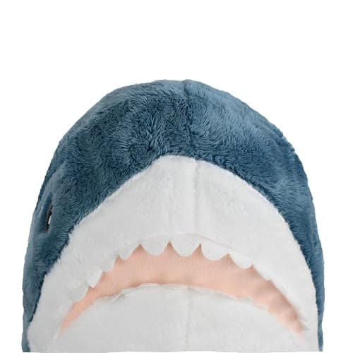 Djungelskog 100cm/39 inch Shark Plush, Giant Shark Stuffed Animal - Ideal Gift for Kid Boy,Girl&Girlfriend - Super Soft and Cuddly! (100cm/39.3inch) thumbnail 5