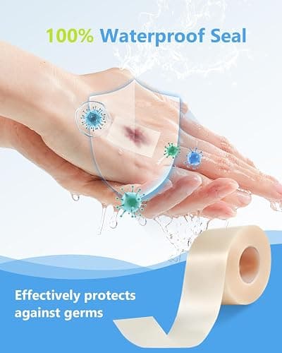 SOMZOKY Hydrocolloid Roll for Wound Care, 2in x 16ft Extra Large Hydrocolloid Bandages with Self-Adhesive, Ultra Absorbent, Flexible & Waterproof thumbnail 4