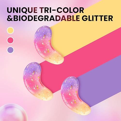 AILEORY Under Eye Patches (24 Pairs) - New Tri-color Glitter Eye Gel Pads for Dark Circles Puffy Eyes,Under eye Bags,Wrinkles|Natural Collagen Under Eye Mask Patches, Gel Under Eye Patches thumbnail 8
