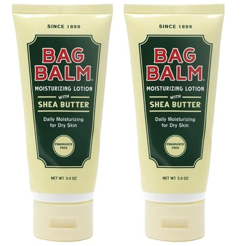 Bag Balm Vermont's Original Hand & Body Dry Skin Lotion with Shea Butter and Jojoba, Daily Hand Lotion for Dry Hands - Fragrance-Free, Non-Greasy Hand Moisturizer, Tube - 3oz, 2 Pack - Image 1