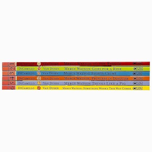 Mercy Watson Series 1-6 Books Collection Set By Kate DiCamillo(The Rescue, Goes for a Ride, Fights Crime, Princess in Disguise, Thinks Like a Pig & Something Wonky This Way Comes) thumbnail 2