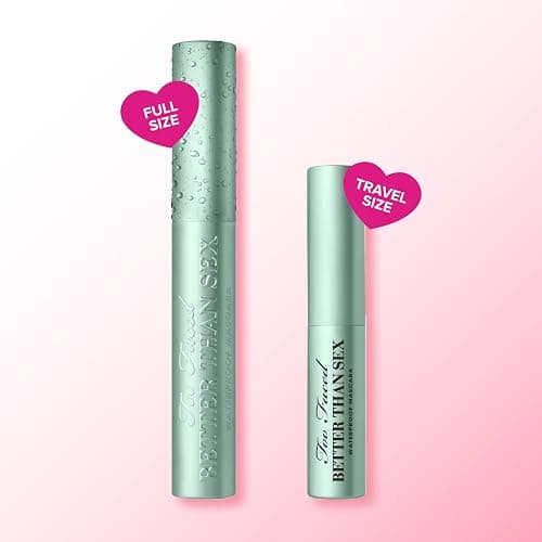 Too Faced Better Than Sex Waterproof Mascara | Volume + Length with Hourglass Brush thumbnail 10