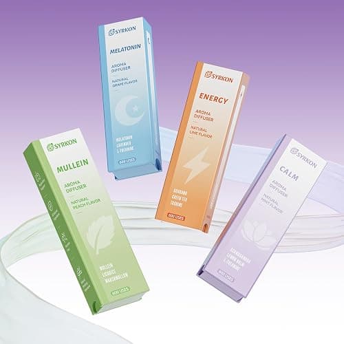Herbal Diffuser Pen, Supports a Calm Mood | Relaxed Feelings, Mint Flavor, Ashwagandha, Lavender, L-Theanine, Lemon Balm, Vitamin B1 & B6, 600 Uses thumbnail 6