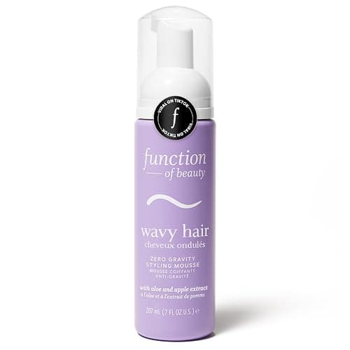 Function of Beauty Wavy Hair Mousse for Styling - Anti-Frizz Hair Styler Adds Volume & Defines Natural Waves - Volumizing & Texturizing Lightweight Styling Foam with Flexible Hold - Hair Care Products - Image 1