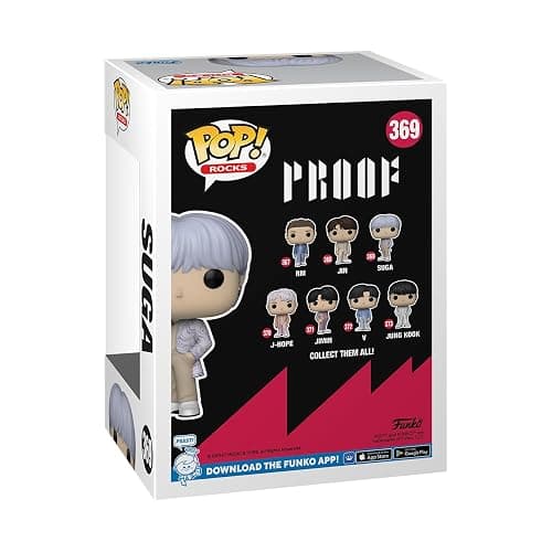 Funko Pop! Rocks: BTS - Suga - Vinyl-Sammelfigur - Geschenkidee - Offizielle Handelswaren - Spielzeug Für Kinder und Erwachsene - Music Fans - Modellfigur Für Sammler und Display thumbnail 3