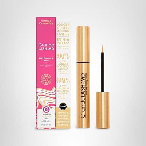 Grande Cosmetics GrandeLASH-MD Lash Enhancing Serum - Peptide & Vitamin Infused Formula for Longer, Thicker, Fuller Looking Lashes - Ophthalmologist Tested, Cruelty-Free thumbnail 7