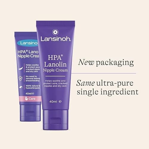 Lansinoh Crème lanoline HPA 40 ml Soin mamelons Allaitement 100% naturelle | Soulage les crevasses, Réduit sécheresse et irritations, Confort des seins, 100% naturelle, Sans rinçage, Sûre pour bébé thumbnail 6
