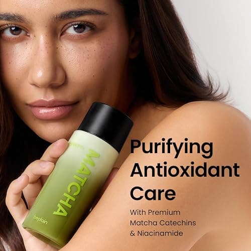 beplain Matcha Catechin Skin Purifying Essence for Face | Hydrating & Balancing Facial Essence for Glowy Skin | Suitable for Sensitive Skin | K-Beauty (5.07 fl oz / 150 ml) (Matcha Catechin Duo) thumbnail 5