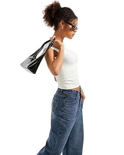 SUUKSESS Women Backless Sexy Going Out Tops Double Lined Open Back Y2k Basic Tee Shirts thumbnail 5