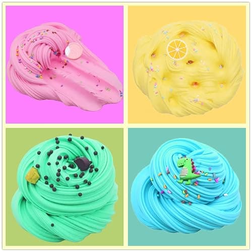 9 Packs Butter Slime Kit, Super Soft, Non-Sticky Stress Relief Toy, Party Favors and Birthday Gift for Boys and Girls thumbnail 5