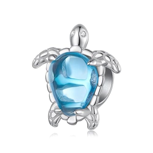 💙 WOSTU 925 Sterling Silver Owl Turtle Seashell Firefly Cat Animal Beach Charms fit Charm Bracelet Birthday Jewelry Gift for Women - Image 1