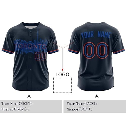 Custom City Connect Baseball Jersey - Custom Baseball Jersey Personalized Name Number for Men Women Youth Kids thumbnail 6