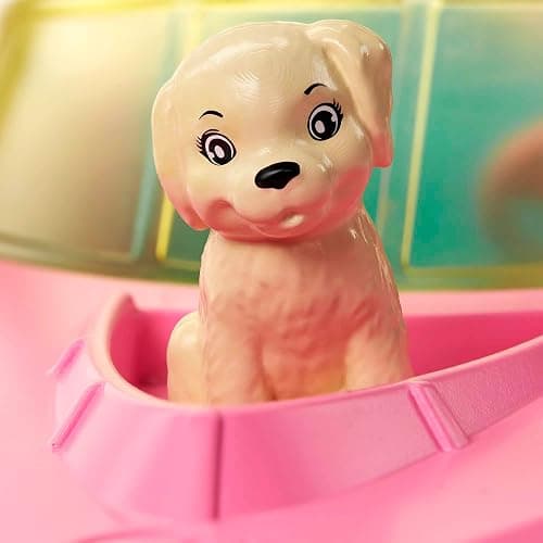 Barbie Doll and Boat Playset with Pet Puppy, Life Vest and Accessories, Fits 3 Dolls & Floats in Water, Gift for 3 to 7 Year Olds thumbnail 2