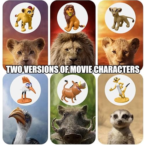 Minaso 12-Pc Mini Animal Action Figures, Collectible Toys for Kids, Perfect for Cake Toppers & Desktop Decorations thumbnail 6