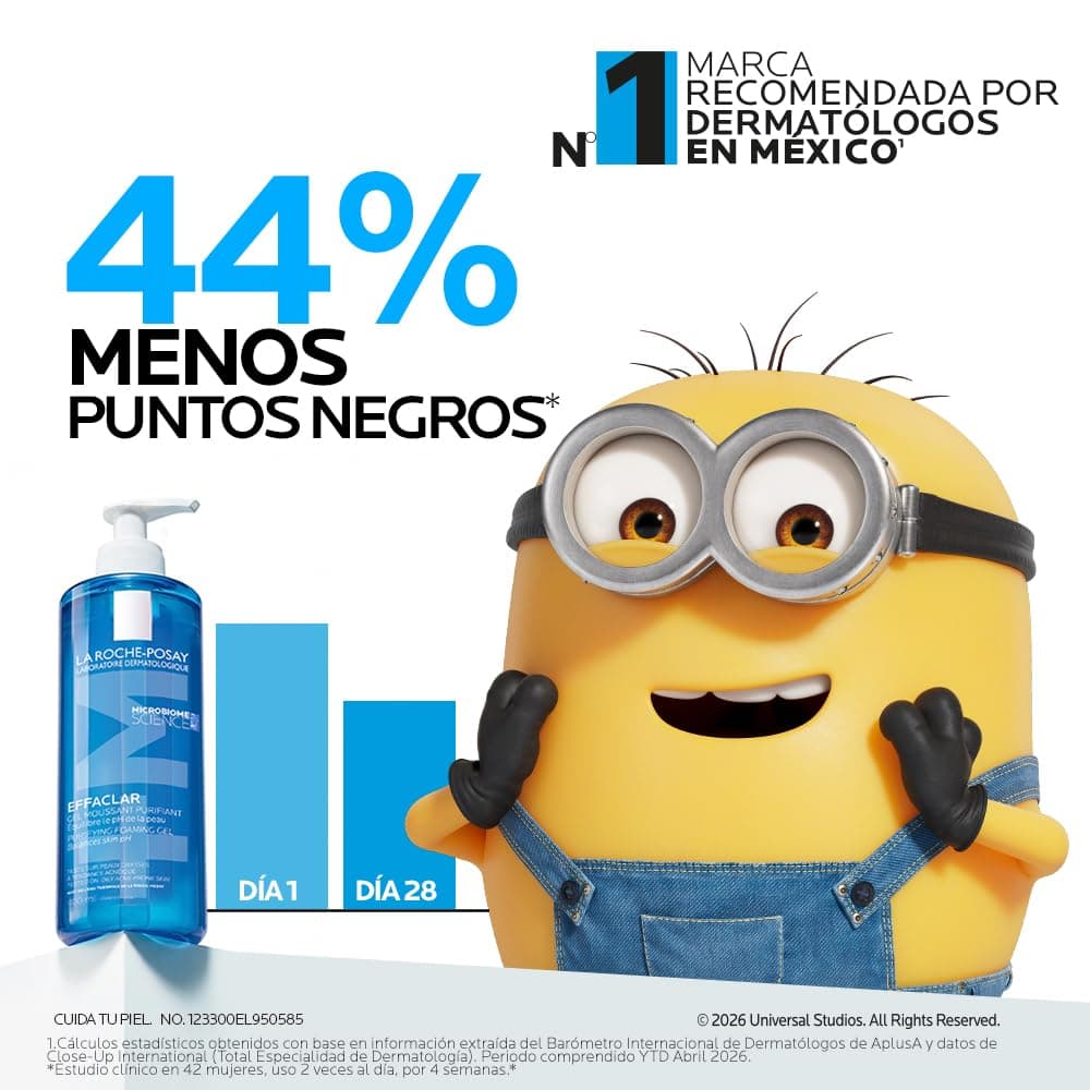 La Roche-Posay Effaclar, Gel Limpiador Facial Purificante para Piel Grasa y Sensible, Anti-imperfecciones y Anti-brillo, con Agua Termal y Zinc, 400 ml thumbnail 17