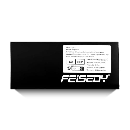 FEISEDY Retro Square Aviator Sunglasses Women Men 70s Vintage Trendy Plastic Frame Sun Glasses B2835 thumbnail 10