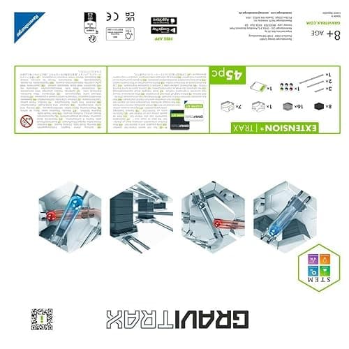 Ravensburger GraviTrax: Trax Expansion Set | Enhance Your Marble Run Experience | STEM Toy for Kids Ages 8 and Up | Compatible with All GraviTrax Systems | Ranked No.1 Marble Run System in The U.S thumbnail 6