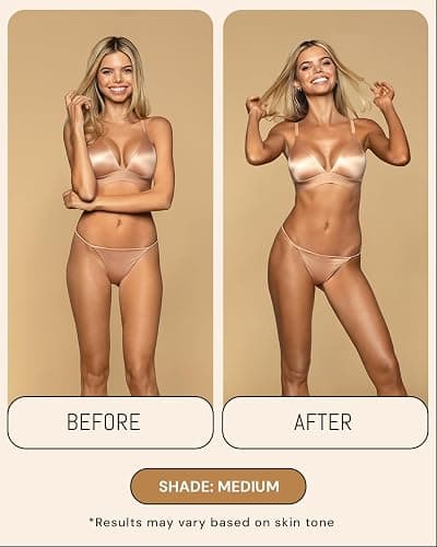 Medium Tanning Mousse 7oz - Made in the USA - Streak-Free, Fast-Absorbing, Lightweight, Vegan, Sunless Tanner for All Skin Types thumbnail 4