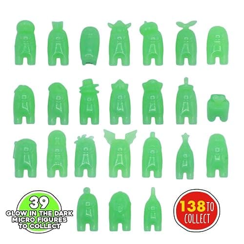 Among Us Micro Figures – Blind Bag of 3 Officially Licensed Crewmate & Imposter Mini Figures (138 to Collect + Metallic & Glow-in-The-Dark Surprise) thumbnail 8