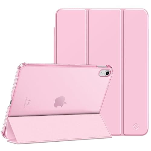 FINTIE Ultra Slim Case for iPad (A16) 11th Generation 11 Inch 2025 / iPad 10th Generation 10.9 Inch 2022 - Frosted Back Shell with Fold-back Stand and Auto Wake/Sleep, Sakura Pink - Image 1