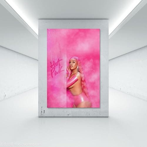 YRUAWRH Doja Cat Poster Wall Art Aesthetic Cover Canvas Vintage Poster Decorative Painting for Bed Room Living Room 12x18inch(30x45cm) Unframe-style-3 thumbnail 7